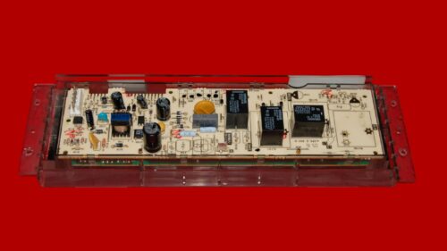 GE Gas Oven Control Board WB27K10090 | 183D8192P001 | OEM Used Tested (used, overlay fair - Black)