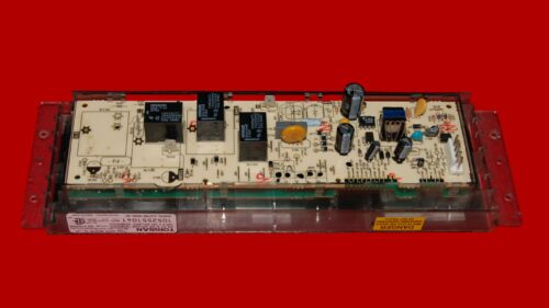 GE Gas Oven Control Board WB27K10090 | 183D8192P001 | OEM Used Tested (used, overlay fair - Black)