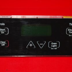 Part # 183D9934P003, WB27K10243 GE Oven Electronic Control Board (used, overlay fair - Black)