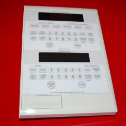 Part # WB36X10093, WB27T10313, WB27T10463 GE Microwave Oven Touch Pad And Control Board (used, overlay good - White)