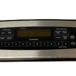 Part # WB36K10589 | WB27K10160 GE Gas Oven Touch Panel And Control Board (overlay fair - Black)