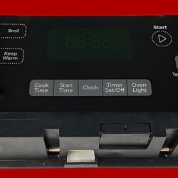 Part # W10813969 | W10348617 | Whirlpool Oven Control Board (overlay fair - Black)