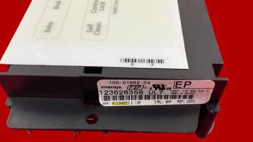 Part # W10348623 | Whirlpool Control Board (used, overlay fair - Yellow)