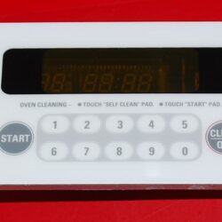 Part # WB27T10249, 164D3260P017(B), WB2710317(S) GE Oven Electronic Control Board And Membrane Switch (used, overlay fair - White)