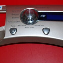 Part # WH42X10782, WH12X10593 GE Front Load Washer Panel and U.I. Control Board (used, good condition - Bronze)