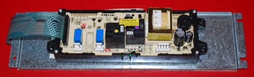 Part # WB27T10249, 164D3260P017(B), WB27T0317(S) GE Oven Electronic Control Board And Membrane Switch (used, overlay good - Bisque)