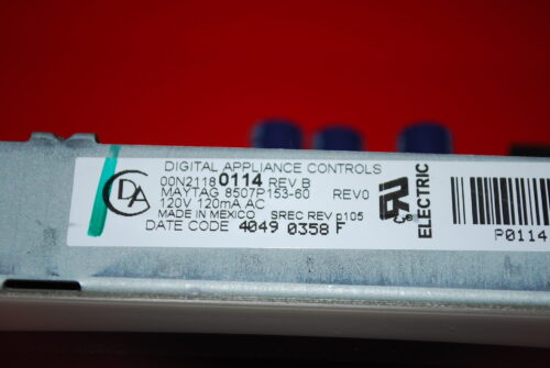 Part # 8507P153-60 Maytag Oven Electronic Control Board (used, overlay fair - Bisque)