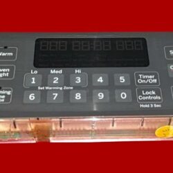 Part # WB27X25361 | 164D8496G112 | GE Oven Control Board (overlay fair - Dark Gray)