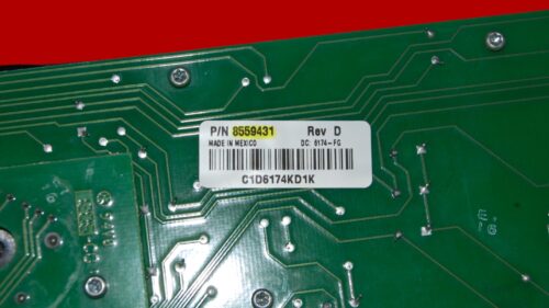 Part # 8579111 | 8559431 | Whirlpool Dryer Control Panel And User Interface Board (condition good - Gray)