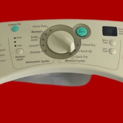 Part # 8558750 | WP8558753 | 8559431 Whirlpool Dryer Control Panel And User Interface Board (condition fair - Biscuit)