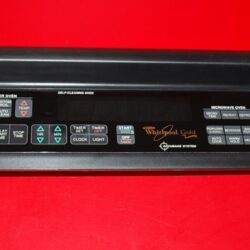 Part # 4452037, 4453168 Whirlpool Oven Control Panel And Control Board (used, condition fair - Black)