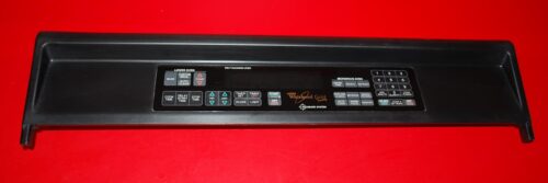 Part # 4452037, 4453168 Whirlpool Oven Control Panel And Control Board (used, condition fair - Black)