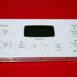 Part # 164D8450G018, WB27T11276 GE Oven Electronic Control Board (used, overlay very good - White)