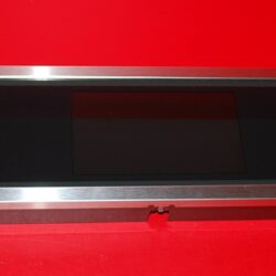Part # W10444132, W10452891, W10569635, W10651112 Jenn-Air Microwave Oven Touch Panel And Control Board (used, overlay good - Stainless Steel/ Black)