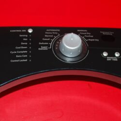 Part # W10098970, 8558455 Maytag Dryer Control Panel And User Interface Board (used, condition good - Black)