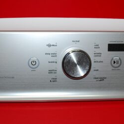 Part # W11112656 Maytag Washer Control Panel (used, condition good - Gray)