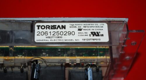 Part # WB27T10830, 191D3776P010 GE Oven Electronic Control Board (used, overlay poor - Black)
