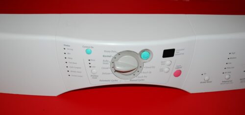Part # 8558750, WP8558753 Whirlpool Dryer Control Panel And User Interface Board (used, condition fair - Bisque)