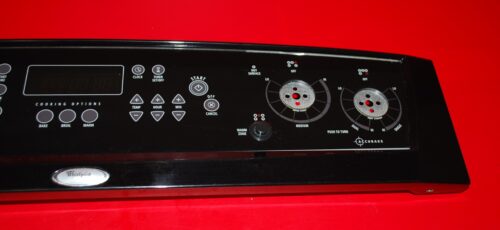 Part # 9762586, 9763546, 9763681 Whirlpool Oven Touch Panel And Control Board (used, overlay good - Black)