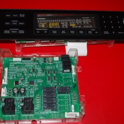 Part # WP9761566, 9761799, WPW101814738 Kitchen-Aid Oven Touch Pad And Control Boards (used, overlay good - Black)