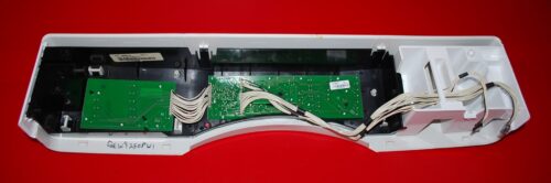 Part # 8558750, WP8558753 Whirlpool Dryer Control Panel And User Interface Board (used, condition fair - Bisque)