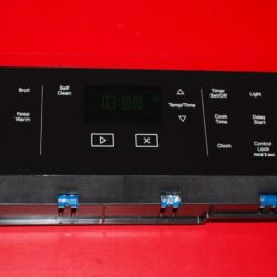 Part # W11342873 Whirlpool Oven Electronic Control Board (used, overlay good - Black)