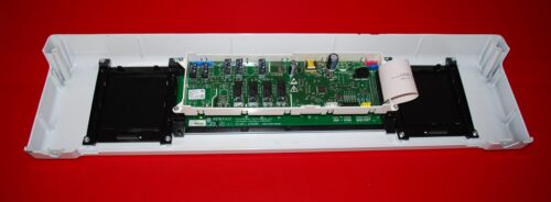 Part # WPW10424187, WPW10295112, WPW10365423 Kitchen-Aid Gas Oven Touch Panel And Control Board (used, overlay good - White)