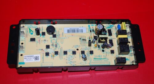 Part # W10655869 Maytag Oven Electronic Control Board (used, overlay good - Silver)