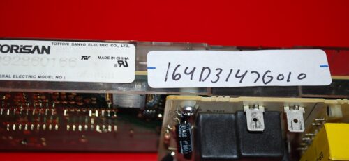 Part # 164D3147G010 GE Oven Electronic Control Board (used, overlay fair - Yellow)