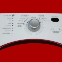 Part # W10100389 | WP8558455 | Maytag Dryer Panel And User Interface Board (condition Fair - White)