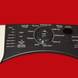 Part # 8529880  Kenmore Dryer Panel And User Interface Board (condition good - Bisque)