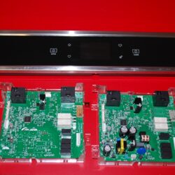 Part # W11109369, W11297709, W11253187, W11253188 Whirlpool Oven Touch Panel And Control Boards (used, overlay good - Stainless Steel/ Black)