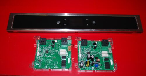 Part # W11109369, W11297709, W11253187, W11253188 Whirlpool Oven Touch Panel And Control Boards (used, overlay good - Stainless Steel/ Black)