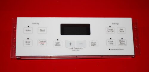 Part # 164D8450G032, WB18X20153 GE Oven Electronic Control Board (used, overlay good - Bisque)