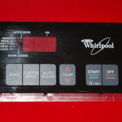 Part # 3189494 Whirlpool Oven Electronic Control Board (used, overlay fair - Black)