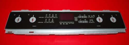 Part # W10321793, W10293868 Whirlpool Oven Touch Panel And Control Board (used, overlay fair - Black)