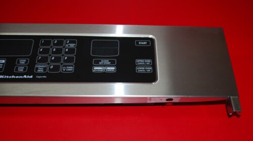Part # 4451790, 8302739, 8302305 Kitchen-Aid Oven Touch Panel And Control Board (used, overlay good - Stainless Steel/ Black)
