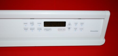 Part # WB36K5522, 191D1066P001 GE Oven Control Panel And Electronic Control Board (used, overlay good - White)