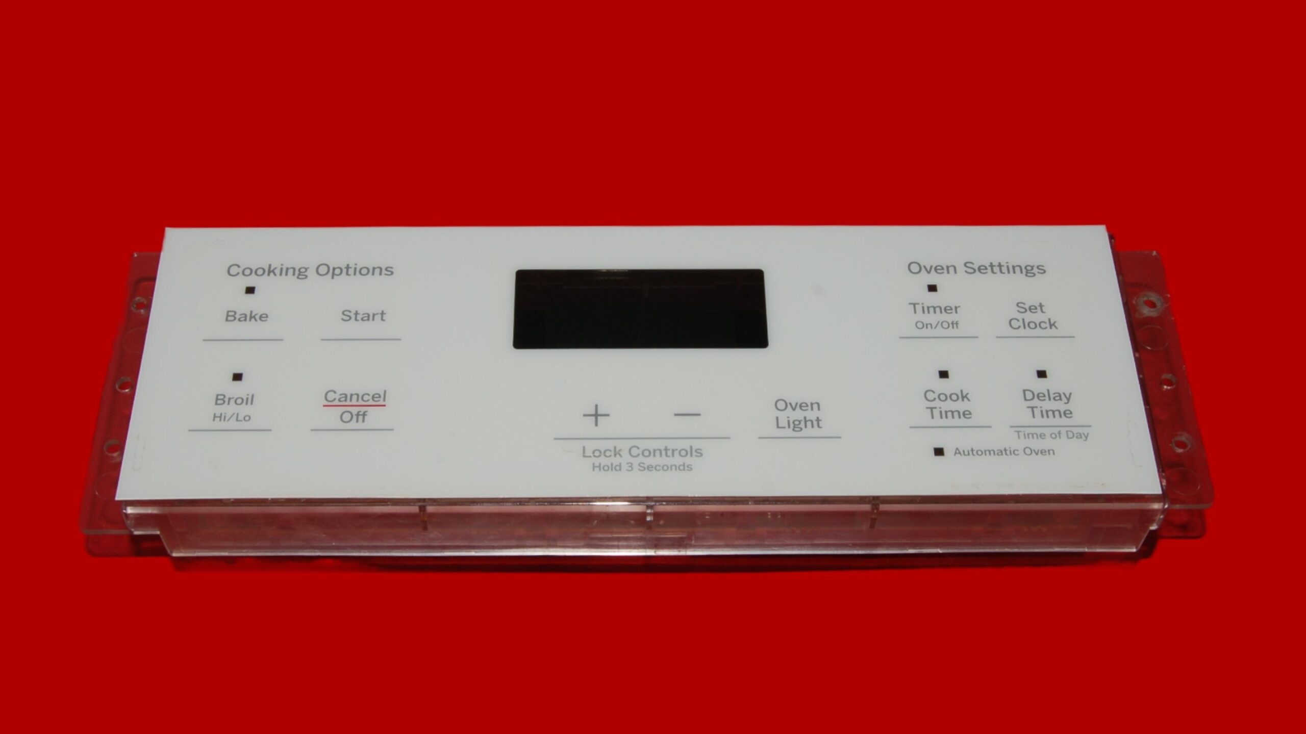 GE Oven Control Board WB27X26540 | 164D8450G153 | OEM Used Tested (overlay fair - White)