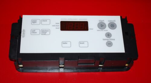 Part # W10236239 Maytag Oven Electronic Control Board (used, overlay good - White)