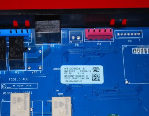 Part # W11204509    Maytag Oven Electronic Control Board (used, overlay good - White)