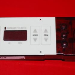 Part # WB27X5522, 164D2851P005 GE Oven Electronic Control Board (used. overlay fair - Almond)
