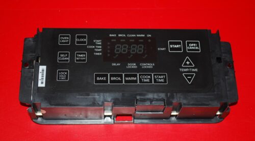 Part # W10572541 Whirlpool Oven Electronic Control Board (used, overlay good - Black)