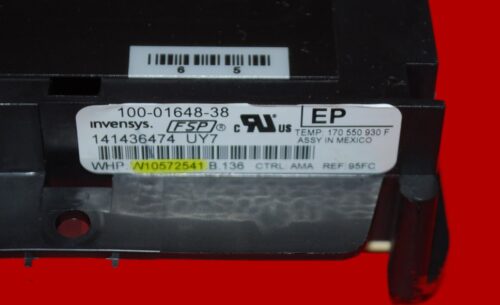 Part # W10572541 Whirlpool Oven Electronic Control Board (used, overlay good - Black)
