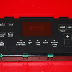 Part # W10655843 Whirlpool Oven Electronic Control Board (used, overlay fair - Black)