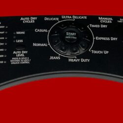 Part # WP8529881 | 8529881 | Kenmore Dryer Panel And User Interface Board (condition fair - Black)