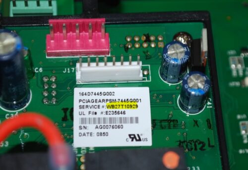 Part # WB27T10936 | WB27T10929 | GE Oven Control Board And Panel (overlay good - White)