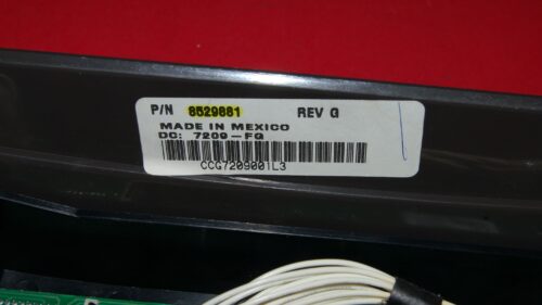 Part # WP8529881 | 8529881 | Kenmore Dryer Panel And User Interface Board (condition fair - Black)