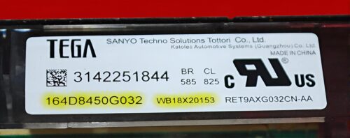 Part # WB18X20153 | 164D8450G032 | GE Oven Control Board (overlay good - Bisque)