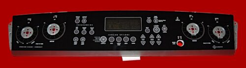 Part # 9763549 | 9763042 | Whirlpool Oven Switch Membrane and Control Board (overlay fair - Black)